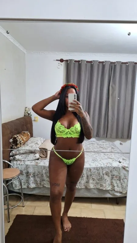Acompanhante Trans Boneca Negra em Criciúma - Foto 50 - Transex Brasil