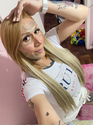 Acompanhante Trans Nayane Tatuada em Curitiba - Foto 53 - Transex Brasil