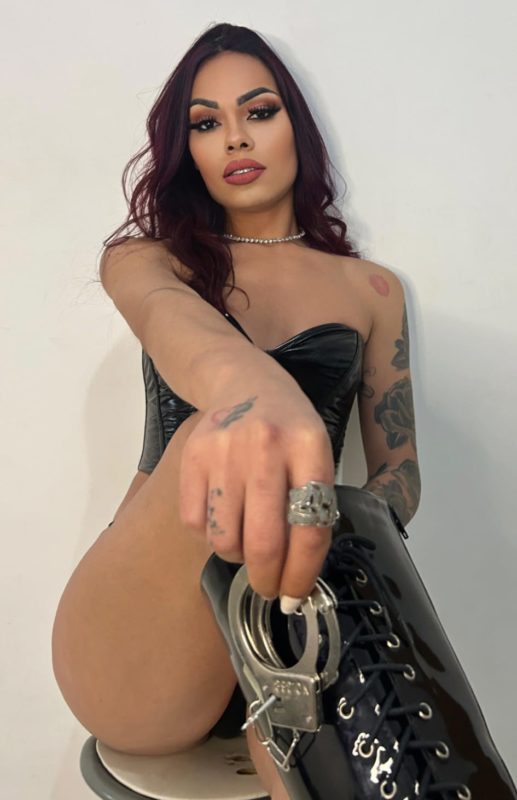 Acompanhante Trans Pandora Portinary em São Vicente - Foto 16 - Transex Brasil