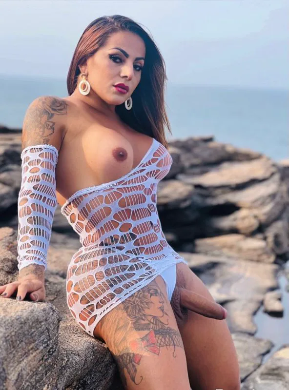 Acompanhante Trans Rythyellen Souza em Marataízes - Foto 60 - Transex Brasil
