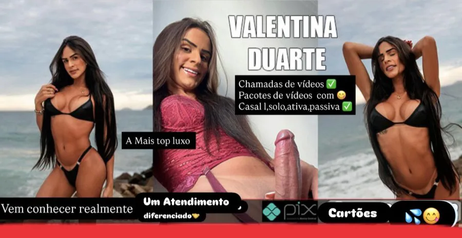 Acompanhante Trans Valentina Duarte em São Paulo
